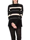 Sanctuary Modern Stripe Tunic Sweater In Multi