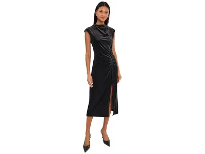 Sanctuary Modern Velvet Midi Dress Women's Dress Black: Md (us 8)