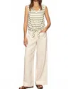 Sanctuary Molly Marine Wide Leg Pants In Birch In Neutral