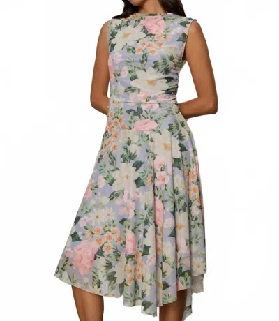 Sanctuary New Day Mesh Midi Dress In Spring Floral In Multi