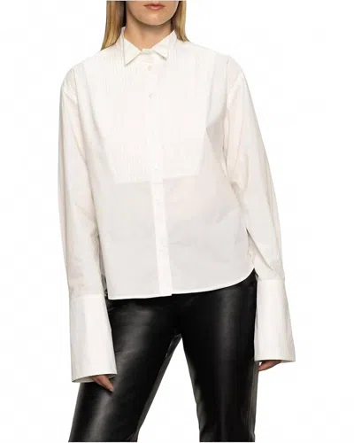Sanctuary New Era Tuxedo Shirt In White