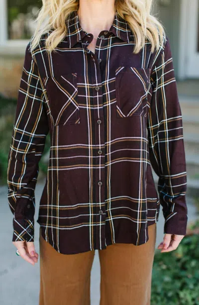 Sanctuary New Generation Boyfriend Shirt In Romantic Plaid In Multi