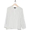 Sanctuary No Worries Tunic In Ocean Blue Stripe In White/ocean Blue