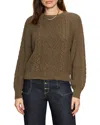 Sanctuary Nomad Cable Popover Sweater In Brown
