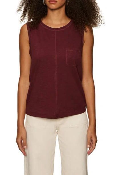 Sanctuary Nonstop Cotton Slub Tank In Purple