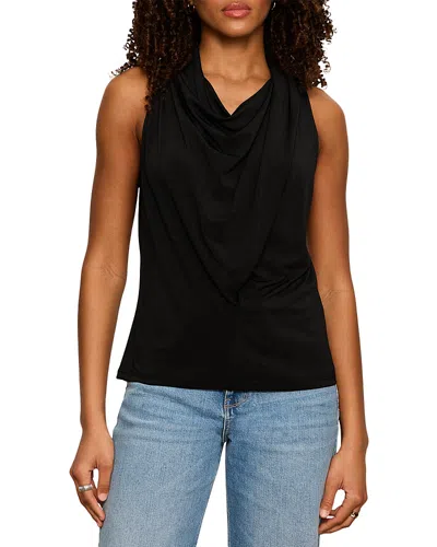 Sanctuary Nora Draped Tank In Black