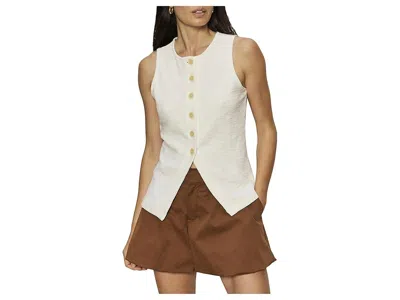 Sanctuary Nothing Extra Knit Vest In White