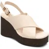 Sanctuary Nouveau Platform Wedge Sandal In Eco Natural
