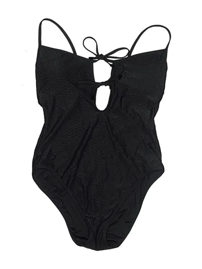 Pre-owned Sanctuary One Piece Swimsuit In Black