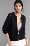 Sanctuary Stepping Out Open Stitch Bomber Jacket