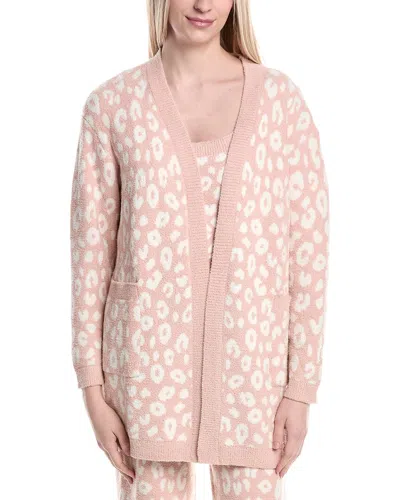 Sanctuary Open Knit Cardigan In Pink