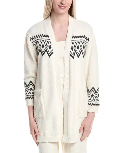 Sanctuary Open Knit Cardigan In White