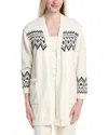 Sanctuary Open Knit Cardigan In White