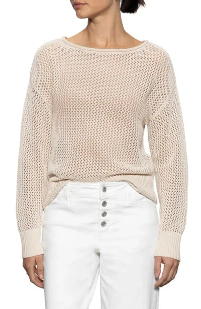SANCTUARY SANCTUARY OPEN KNIT SWEATER
