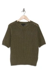 Sanctuary Open Stitch Sweater In Willow
