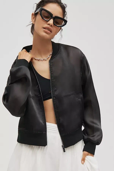 Sanctuary Organza Bomber Jacket