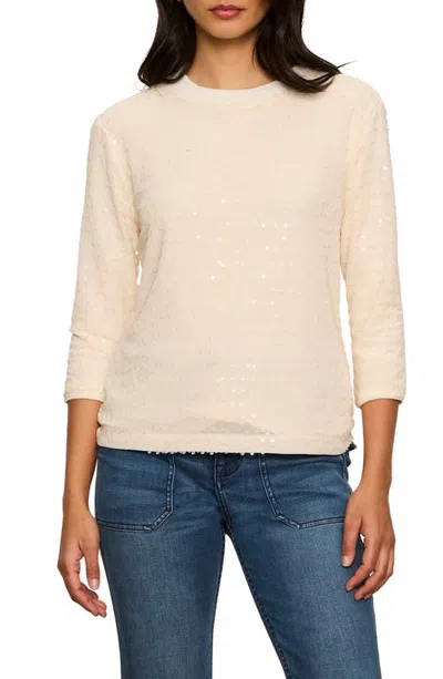 Sanctuary Paillette Sweater In Neutral