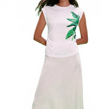 Sanctuary Palmetta Muscle Tank Top In White
