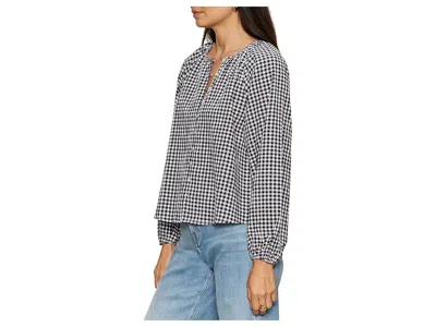 Sanctuary Perfect Gingham Button Blouse