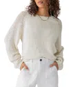 Sanctuary Perfect Moment Crewneck Sweater In Chalk In Chalk