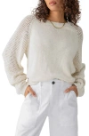 Sanctuary Perfect Moment Crewneck Sweater In Chalk In White