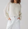 Sanctuary Perfect Moment Crewneck Sweater In Chalk In White