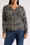 Sanctuary Perfect Notch Print Long Sleeve T-shirt