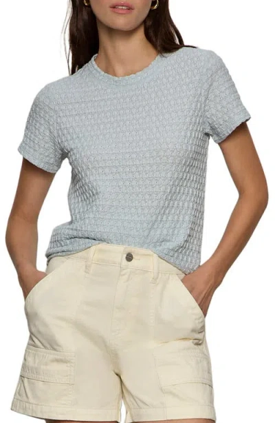 Sanctuary Perfect Puckered Lace T-shirt In Blue