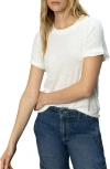 Sanctuary Perfect Roll Sleeve Cotton T-shirt In White