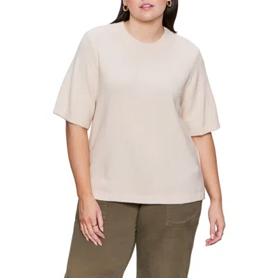 Sanctuary Perfect Short Sleeve Sweater In Neutral
