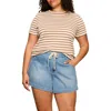 Sanctuary Perfect Stripe Relaxed Fit T-shirt In Multi