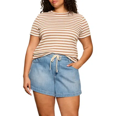 Sanctuary Perfect Stripe Relaxed Fit T-shirt In Multi