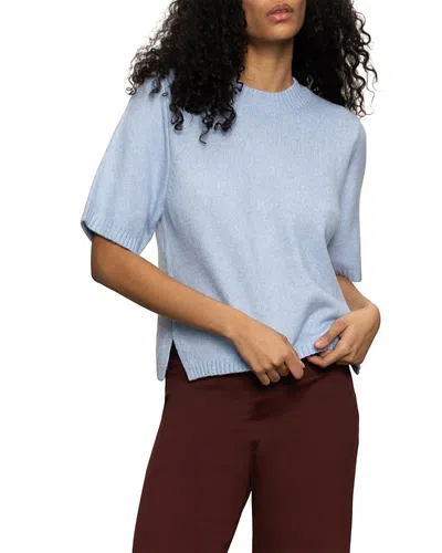 Sanctuary Short Sleeve Sweater In Blue