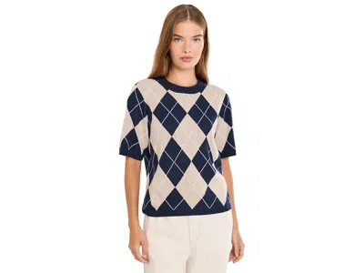 Sanctuary Perfect Sweater T-shirts Women's Sweater Loma Argyle: Xl (us 14), Acrylic/nylon/polyester