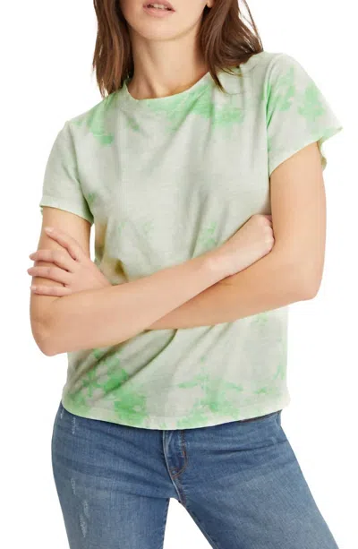 Sanctuary Perfect Tee In Pistachio Tie Dye In Green