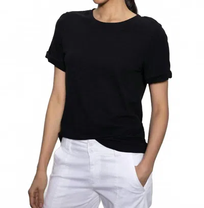SANCTUARY PERFECT TEE REMIX TOP IN BLACK