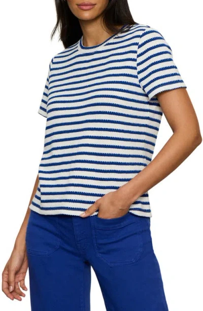 Sanctuary Perfect Texture Stripe Tee In Blue