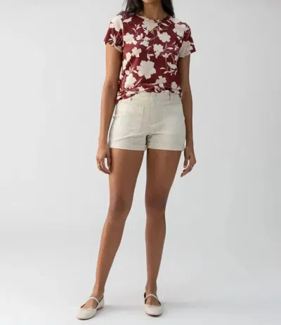 Sanctuary Perfect Top In Warm Vista In White
