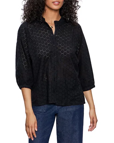 Sanctuary Petal Drop Blouse In Black