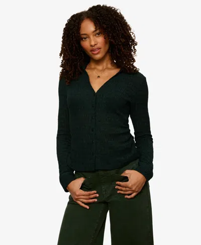 Sanctuary Petite Juno Textured Button-front Shirt In Multi