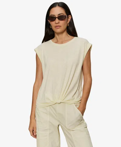 Sanctuary Petite Short-sleeve Crew Neck T-shirt In White
