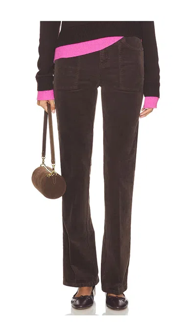Sanctuary Play Date Bootcut Pant In Espresso Martini
