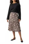 Sanctuary Pleated Midi Skirt In Chocolate Spots In Multi