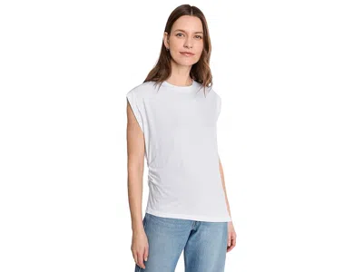 Sanctuary Pleated Muscle T-shirts In White