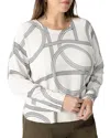 Sanctuary All Day Long Floral Cotton Blend Sweater In Graphic Li