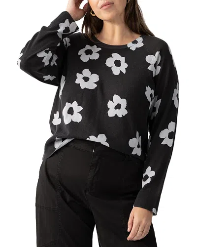 Sanctuary Plus All Day Long Sweater In Pearl Blue