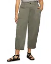Sanctuary Plus Cruiser Barrel Leg Chinos In Dark Spruce