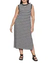 Sanctuary Plus Maxi Dress In Multi