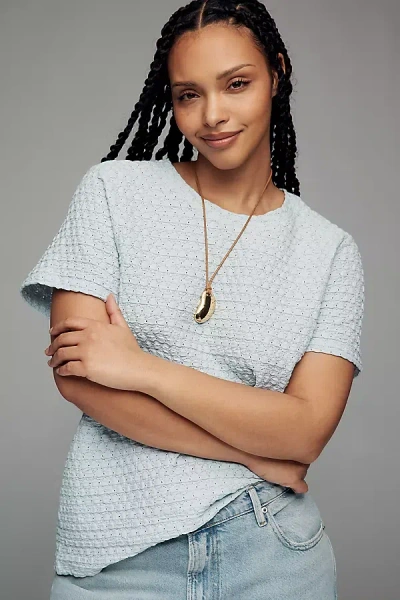 Sanctuary Plus Pucker Up Tee In Blue