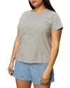Sanctuary Plus The Perfect Tee In Pumice Stone
